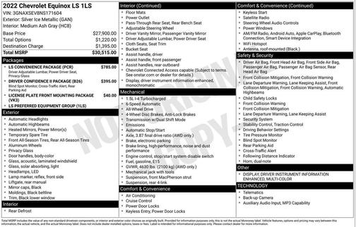 2022 Chevrolet Equinox LS