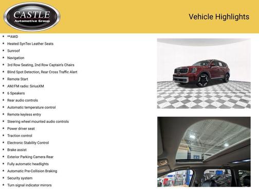 Dawning Red 2023 Kia Telluride S