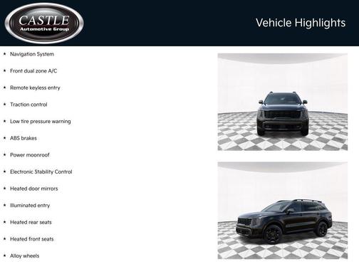 Ebony Black 2026 Kia Sorento SX