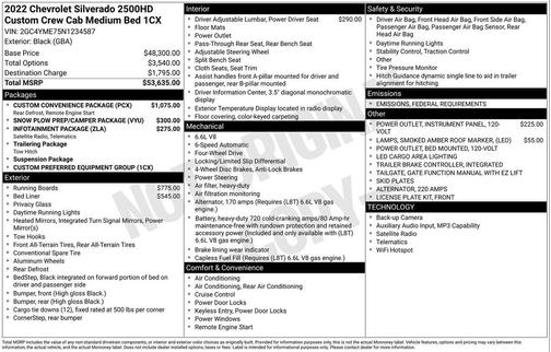 2022 Chevrolet Silverado 2500 Custom