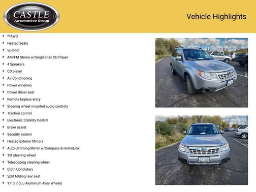 2012 Subaru Forester 2.5X Premium