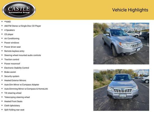 2012 Subaru Forester 2.5X Premium