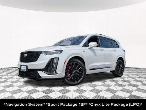 Crystal White Tricoat 2024 Cadillac XT6 Sport AWD