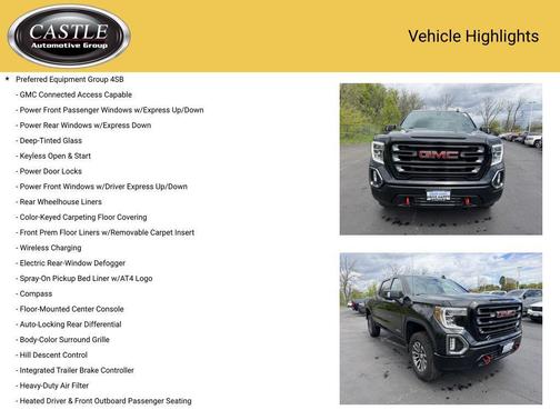 Onyx Black 2021 GMC Sierra 1500 AT4
