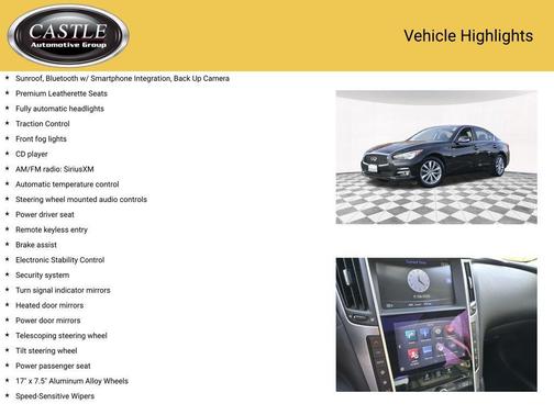 2016 INFINITI Q50 2.0T Premium