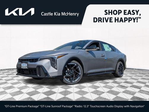 Steel Gray 2026 Kia K4 GT-Line