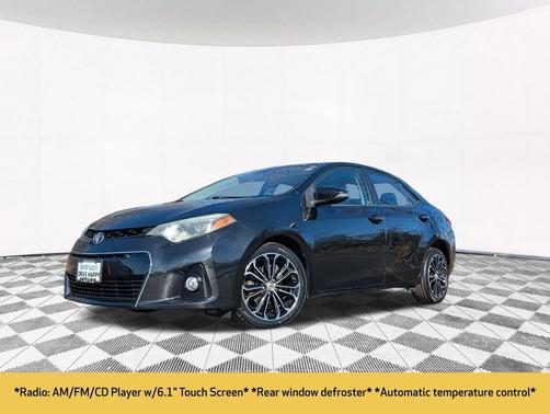 Black Sand Pearl 2016 Toyota Corolla S Plus