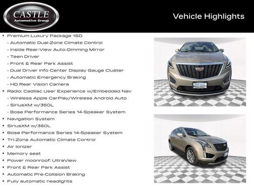 Latte Metallic 2023 Cadillac XT5 Premium Luxury
