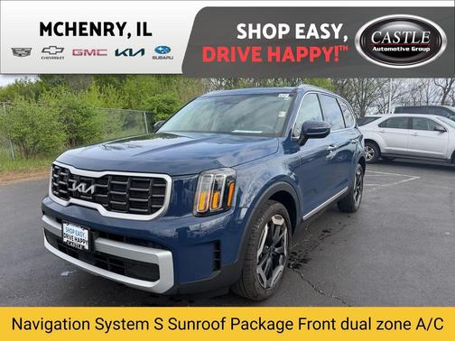 Midnight Lake Blue 2024 Kia Telluride S