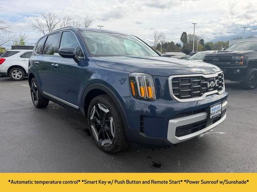 Midnight Lake Blue 2024 Kia Telluride S