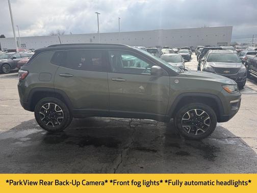 Olive Green Pearlcoat 2021 Jeep Compass Trailhawk