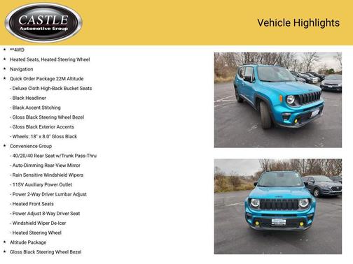 2022 Jeep Renegade Altitude