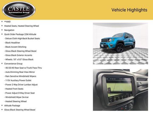 2022 Jeep Renegade Altitude