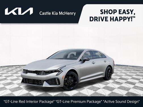 Steel Matte Gray 2026 Kia K5 GT-Line AWD