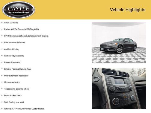 Magnetic 2017 Ford Fusion SE