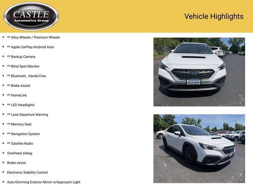 Ceramic White 2023 Subaru WRX Premium