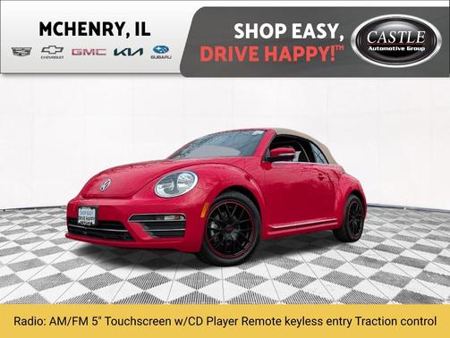 Tornado Red/Beige Roof 2019 Volkswagen Beetle 2.0T S
