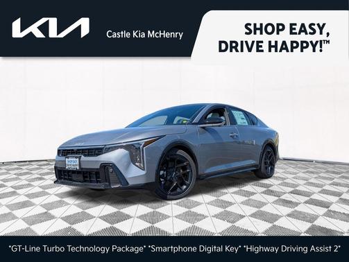 Steel Gray 2026 Kia K4 GT-Line Turbo