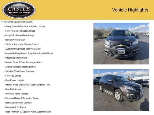 Tungsten Metallic 2014 Chevrolet Traverse 2LT