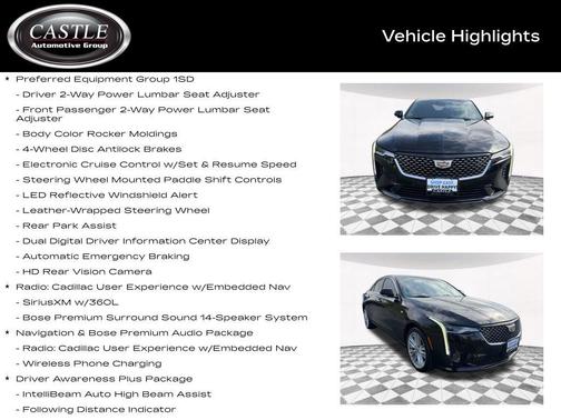 Black Raven 2021 Cadillac CT4 Premium Luxury