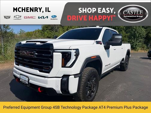 Summit White 2024 GMC Sierra 2500 AT4