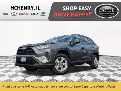 Magnetic Gray Metallic 2021 Toyota RAV4 Hybrid LE