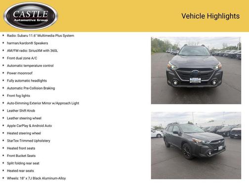 Magnetite Gray Metallic 2025 Subaru Outback Onyx Edition XT
