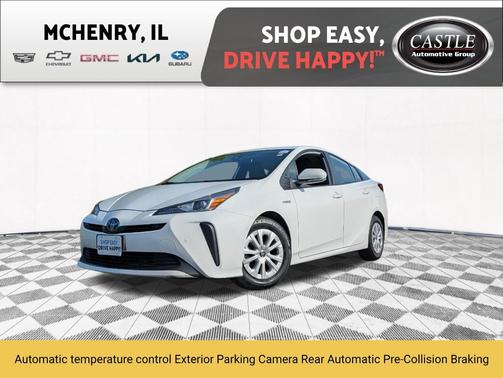 Super White 2021 Toyota Prius LE