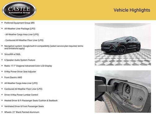 Black 2024 Chevrolet Equinox EV RS