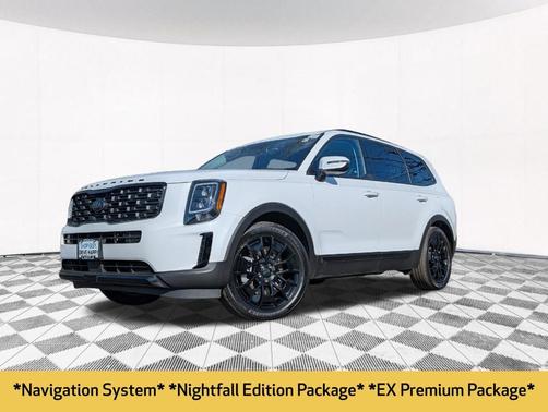 Glacial White Pearl 2021 Kia Telluride EX