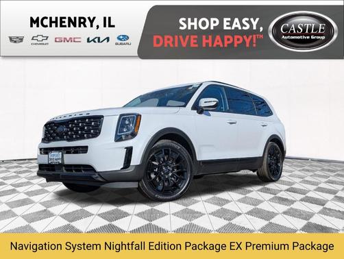 Glacial White Pearl 2021 Kia Telluride EX