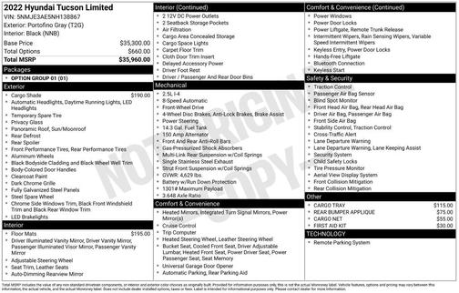 2022 Hyundai TUCSON Limited