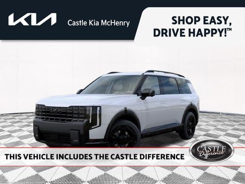 Glacial White Pearl 2027 Kia Telluride Hybrid X-Line SX