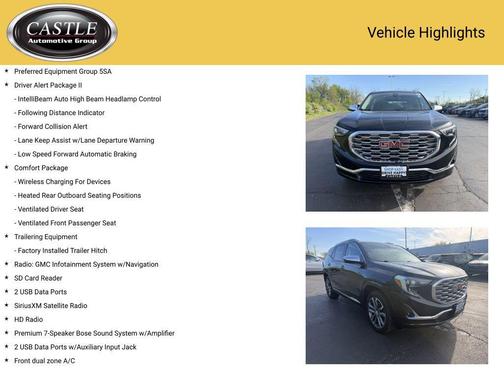 Ebony Twilight Metallic 2018 GMC Terrain Denali