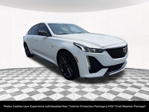 Summit White 2024 Cadillac CT5 Sport