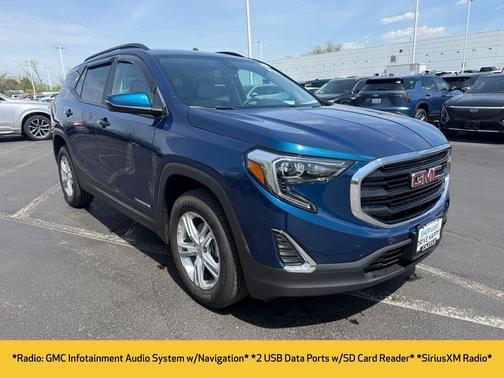Blue Emerald Metallic 2021 GMC Terrain SLE