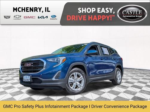 Blue Emerald Metallic 2021 GMC Terrain SLE