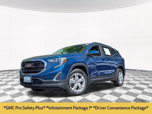 Blue Emerald Metallic 2021 GMC Terrain SLE