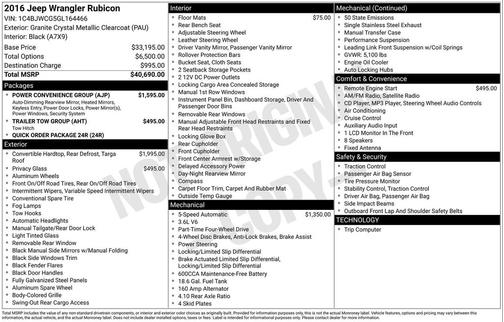 2016 Jeep Wrangler Rubicon