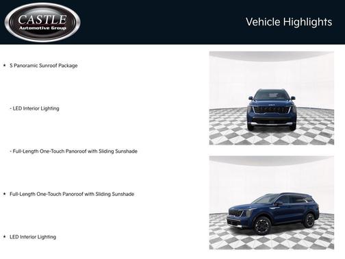 Midnight Lake Blue 2026 Kia Sorento S