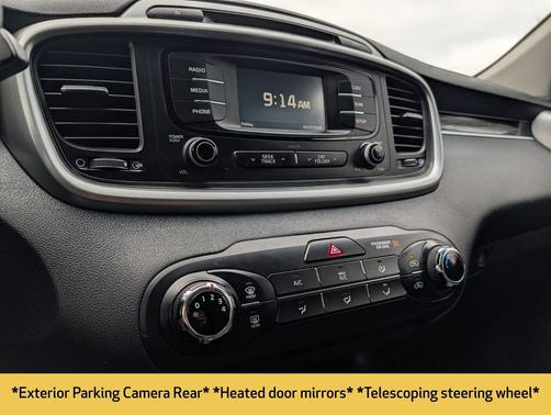 Ebony Black 2017 Kia Sorento LX