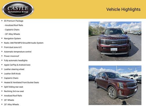 Sangria 2020 Kia Telluride EX