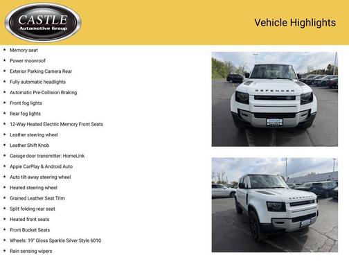 Fuji White 2024 Land Rover Defender 110 P300