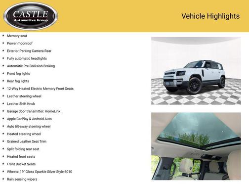 Fuji White 2024 Land Rover Defender 110 P300