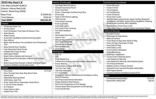 2023 Kia Soul LX