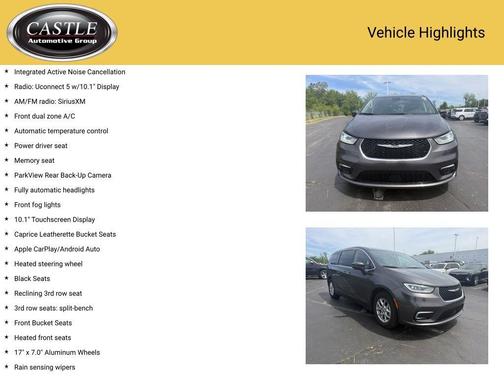 Granite Crystal Metallic Clearcoat 2023 Chrysler Pacifica Touring L