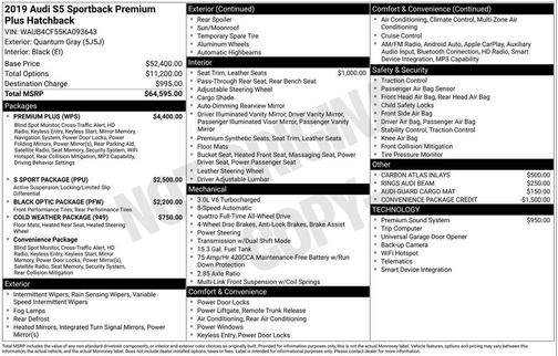 2019 Audi S5 3.0T Premium Plus