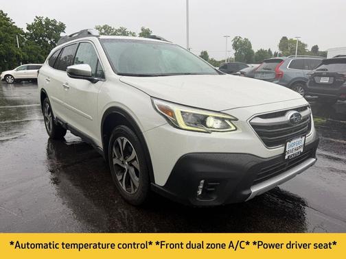 Crystal White Pearl 2020 Subaru Outback Touring