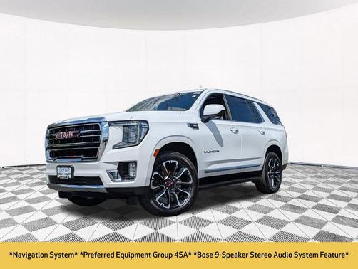 Summit White 2023 GMC Yukon SLT