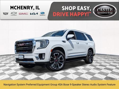 Summit White 2023 GMC Yukon SLT